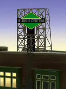 N/Z Miller Engineering Illinois Central Billboard 339085 - MPM Hobbies