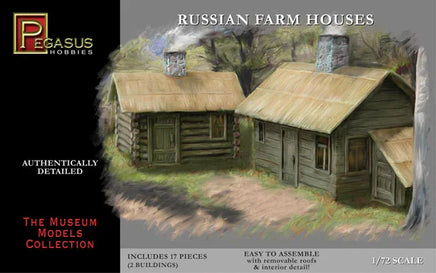 1/72 Pegasus Russian Farm Houses 7702 - MPM Hobbies