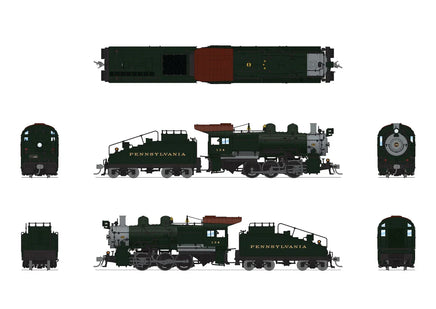 HO Broadway Ltd PRR B6sb 0-6-0 #909 Post-War Appearance 60S66A Tender Paragon4 Sound/DC/DCC Smoke 9171 - MPM Hobbies