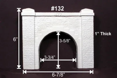 HO Monroe Tunnel Portal Granite Face Hoosac Portal Double-Track #132