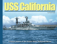 David Doyle Visual History USS California BB-44 Hardback Book VH-BB44