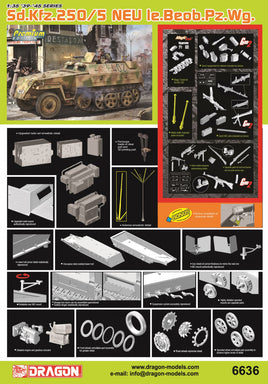 1/35 Dragon Model Sd.Kfz.250/5 NEU le.Beob.Pz.Wg. 6636