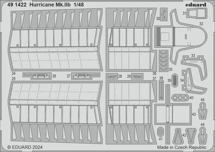 1/48 Eduard Hurricane Mk.IIb for ARMA HOBBY 491422
