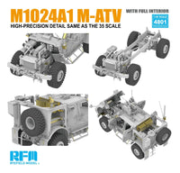 1/48 Ryefield Models M1240A1 M-ATV MRAP All Terrain Vehicle 4801