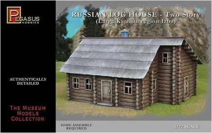 1/72 Pegasus Russian Log House - Two Story 7704