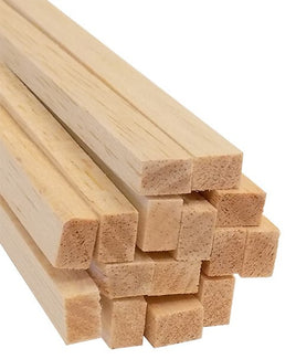 Bud Nosen Balsa Stick 1/4" x 3/8" x 36" (15/pkg) 1076