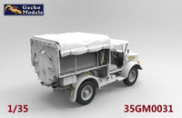 1/35 Gecko Models Bedford MWC 15-cwt 4x2 200 Gallon Water Bowser Truck (Open Cab Aero screen) 35GM0031