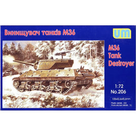 1/72 Uni Model M36 Tank Destroyer 206