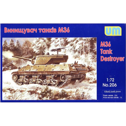 1/72 Uni Model M36 Tank Destroyer 206