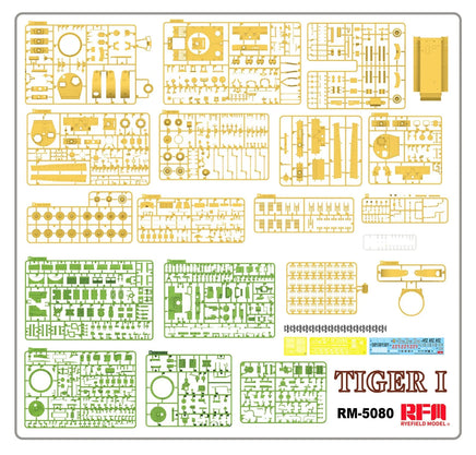 1/35 Ryefield Models Sd.Kfz. 181 Pz.Kpfw. VI Ausf. E Tiger I Late Production 5080