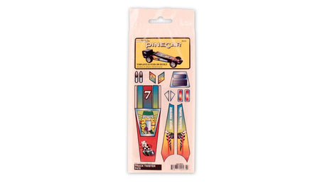 PineCar Track Twister Template Decal 475