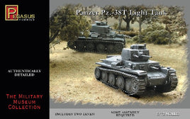 1/72 Pegasus Panzer Pz.-38T Light Tank 7620