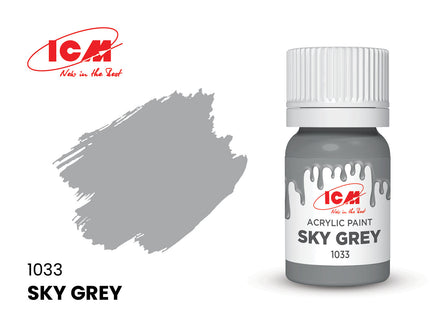 ICM Acrylic Paint Sky Grey (12 ml) 1033