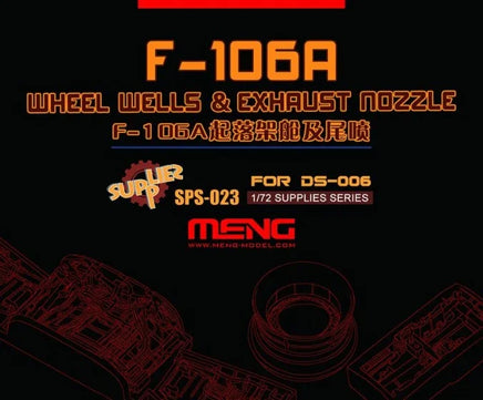 1/72 Meng F-106A Wheel Wells &amp; Exhaust Nozzle SPS023