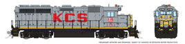 HO Rapido EMD GP40 (DC/Silent): KCS: #3152 w/Extended Range DB 40041