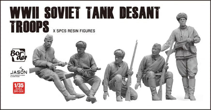 1/35 Border Model WWII Soviet Tank Desant Troops BR004