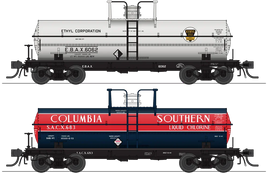 HO Broadway Ltd 6,000 Gallon Tank Cars Variety Set E (2-Pack) 6474