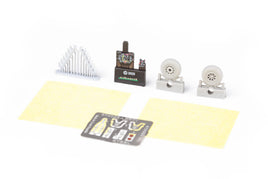 1/72 Eduard P-51D exhaust stacks w/o fairing LooKplus Brassin 674036