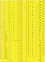 1/350 Pontos Model USS CV-9 Essex Wooden Deck Set Type 1 35032WD1
