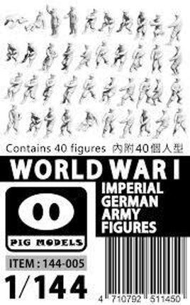 1/144 Pig Models Imperial German Army Figures (40 Balloon Corps) 144-005