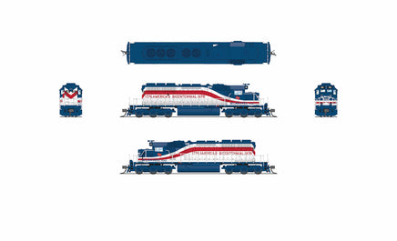 N Broadway Ltd EMD SD40-2 Milw 156 Bicentennial Paint Scheme Paragon4 Sound/DC/DCC 9466
