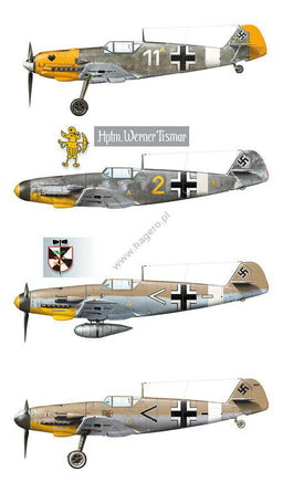 Kagero Publishing Messerschmitt Bf 109s over the Mediterranean. Part I Book 15034