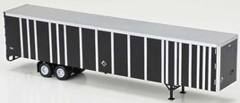 HO Bowser 53' Plate Wall Highway Trailers Undecorated Black Body 43428