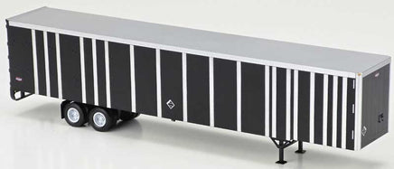 HO Bowser 53' Plate Wall Highway Trailers Undecorated Black Body 43428