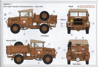 1/35 Gecko Models Bedford MWC 15-cwt 4x2 200 Gallon Water Bowser Truck Close Cab 35GM0024