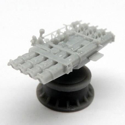 1/350 Black Cat Models Scale Royal Navy MK. IX Quadruple Torpedo Tubes (X2) AC350042