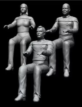 1/72 Green Strawberry Danube class cockpit crew - TNG B720029