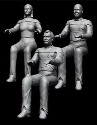 1/72 Green Strawberry Danube class cockpit crew - TNG B720029