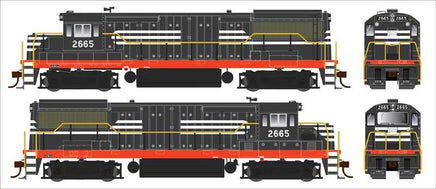 HO Bowser GE U25B Penn Central - New Haven PH IIb Cab #2665 - 25153