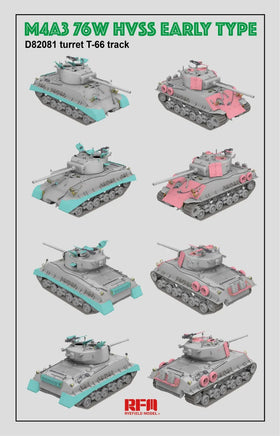 1/35 Ryefield Models M4A3 76W HVSS Early Type 5058