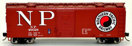 HO Bowser 40' Steel Side Box Car Northern Pacific w/Hatches Road #49028 - 43167