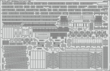 1/350 Eduard USS Midway CV-41 part 2 Photo Etch set for TRUMPETER 53315