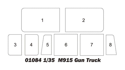 1/35 Trumpeter M915 Gun Truck 01084