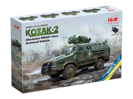 1/35 ICM 'Kozak-2' Ukrainian MRAP-Class Armored Vehicle 35014