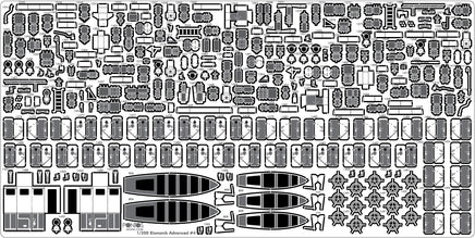 1/200 Pontos Model Bismarck 1941 Detail Up Set "Advanced" 27001F1