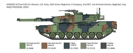 1/35 Italeri M1A1 Abrams - War Thunder 35108 - MPM Hobbies