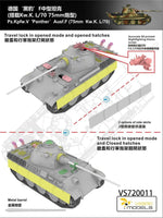 1/72 Vespid Pz.Kpfw.V Panther Ausf.F (75mm Kw.K L/70) 720011