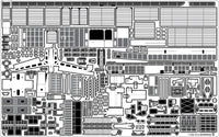 1/350 Pontos Model USS CV-6 Enterprise 1942 Detail Up Set (Teak Tone Deck) 37031FN