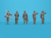 1/35 ICM WWII Japanese Pilots and Ground Personnel 48053