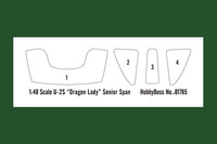 1/48 Hobby Boss U-2S "Dragon Lady" Senior Span 81785 - MPM Hobbies