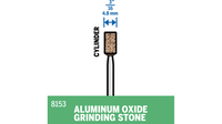 Dremel 3/16" Cylinder Shaped Aluminum Oxide Grinding Stone 8153