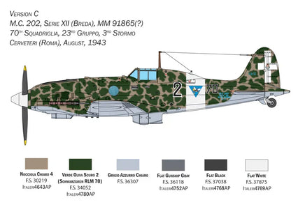 1/32 Italeri Macchi MC.202 Folgore 2518 - MPM Hobbies