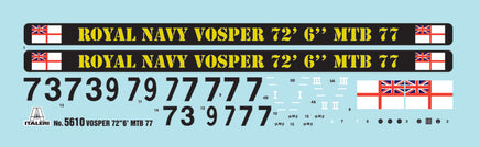 1/35 Italeri Vosper 72’6” MTB 77 5610