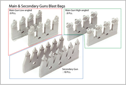 1/350 Pontos Model IJN Nagato 1941 Detail Up Set for Hasegawa 35029F1