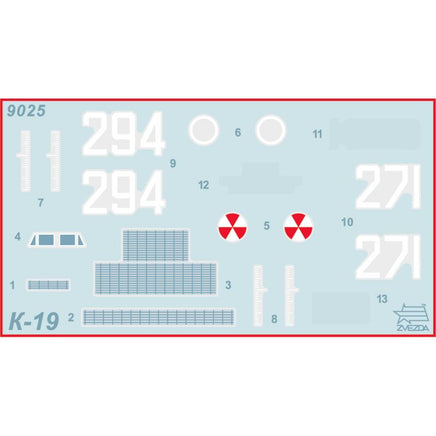 Zvezda Soviet Nuclear Submarine K-19 9025