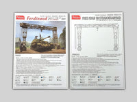 1/35 Amusing Hobby "Ferdinand" Jagdpanzer Sd.Kfz 184 (Full Interior) & 16t strabokran 35A030 - MPM Hobbies